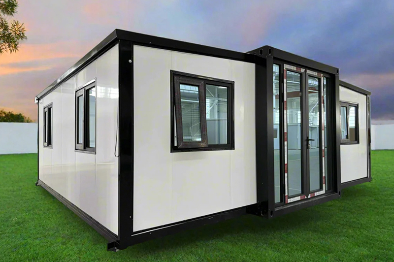 40Ft Luxury Expandable Container House Prefabricated Steel Folding Villa with 2Bedrooms